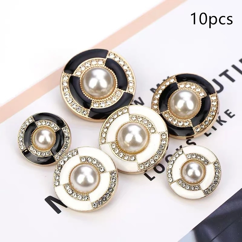 Hot Selling Fashion Metal Buttons Embellishments for Clothing Pearl Rhinestone Buttons Handmade DIY Sewing Accessories Buttons
Hot Selling Fashion Metal Buttons Embellishments for Clothing Pearl Rhinestone Buttons Handmade DIY Sewing Accessories Buttons