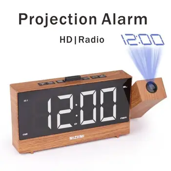 Projection Radio Alarm Clock led table clock alarm clock digital clock bedside Electronic desktop clock with fm radio projection
Projection Radio Alarm Clock led table clock alarm clock digital clock bedside Electronic desktop clock with fm radio projection