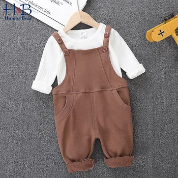 Humor Bear Children'S Clothing 2020 Spring& Autumn New Boy Baby Long-Sleeved +Overalls 2pcs Student Uniform Suit Girls Clothes
Humor Bear Children'S Clothing 2020 Spring& Autumn New Boy Baby Long-Sleeved +Overalls 2pcs Student Uniform Suit Girls Clothes