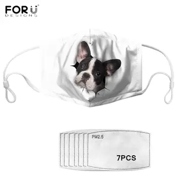 Forudesigns Lovely Boston Terrier/French Bulldog Print Kids Adults Face Mask with 7Pcs Filters Reusable Washable Mouth Masks
Forudesigns Lovely Boston Terrier/French Bulldog Print Kids Adults Face Mask with 7Pcs Filters Reusable Washable Mouth Masks