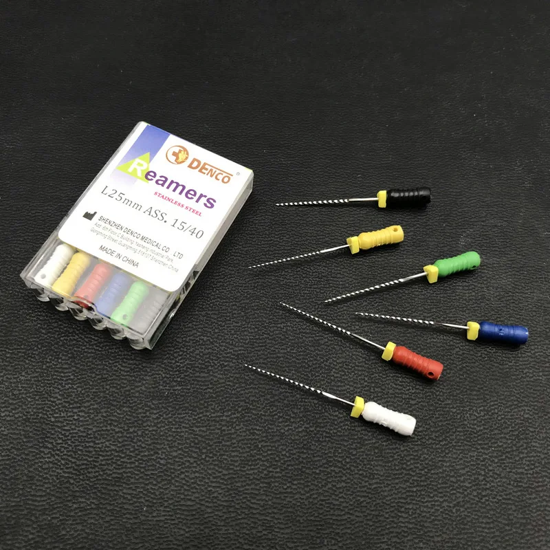 6pcs/pack Dental Reamers Protaper Files Root Canal Dentist Materials Dentistry Instruments Hand Use Stainless Steel R Files
6pcs/pack Dental Reamers Protaper Files Root Canal Dentist Materials Dentistry Instruments Hand Use Stainless Steel R Files