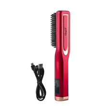 Cordless Electric Hair Straightening Brush Professional Hair Straightener Unisex Straightening Iron Comb Temperature Adjustable
Cordless Electric Hair Straightening Brush Professional Hair Straightener Unisex Straightening Iron Comb Temperature Adjustable