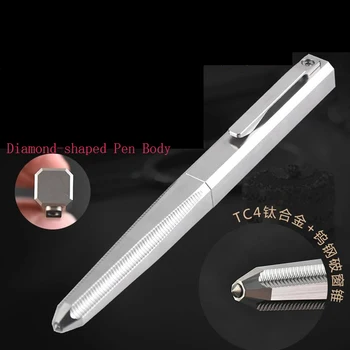 Handmade TC4 Titanium Alloy Solid Metal Signature Pen Tactical Pen EDC Gel Pen As Writing Tool Outdoor
Handmade TC4 Titanium Alloy Solid Metal Signature Pen Tactical Pen EDC Gel Pen As Writing Tool Outdoor