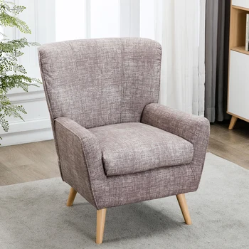 Fabric Single Sofa for Bedroom, Modern Chair, Living Room Reading Chair, 28 x 32x 37 inch Home Furniture
Fabric Single Sofa for Bedroom, Modern Chair, Living Room Reading Chair, 28 x 32x 37 inch Home Furniture