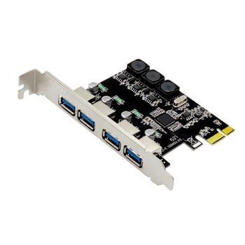 Controller Expansion Card Adapter 4 Ports PCI-E to USB3.0 5Gbps Durable Adapter DQ-Drop
Controller Expansion Card Adapter 4 Ports PCI-E to USB3.0 5Gbps Durable Adapter DQ-Drop