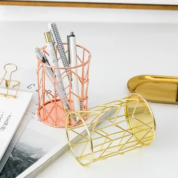 1 pc Metal pen holder Pen Pencil Holder Cosmetic Storage Box Mesh Basket desk storage shelf office organizer Stationery supplies
1 pc Metal pen holder Pen Pencil Holder Cosmetic Storage Box Mesh Basket desk storage shelf office organizer Stationery supplies