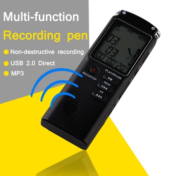8GB Rechargeable LCD Digital Audio Sound Voice Recorder Voice Activated Recorder Dictaphone MP3 Lossless Player
8GB Rechargeable LCD Digital Audio Sound Voice Recorder Voice Activated Recorder Dictaphone MP3 Lossless Player