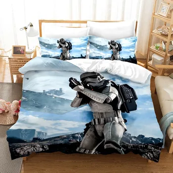 Large duvet cover bedding white color quilt cover adult pillowcase quilt cover bullet 3D printed quilt cover three piece set
Large duvet cover bedding white color quilt cover adult pillowcase quilt cover bullet 3D printed quilt cover three piece set