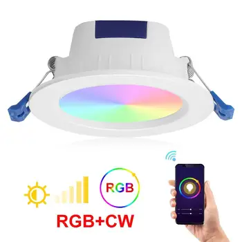 10W Led Downlight lights EU USA Plug Led Spotlight RGBW Ceiling Lamp Work With ALEXA Google Home Control Smart Life WIFI
10W Led Downlight lights EU USA Plug Led Spotlight RGBW Ceiling Lamp Work With ALEXA Google Home Control Smart Life WIFI