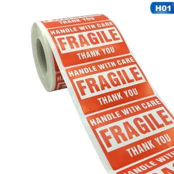 500Pcs/roll Fragile Warning Sticker Warning Note Stationery Sticker 7.5*5cm
500Pcs/roll Fragile Warning Sticker Warning Note Stationery Sticker 7.5*5cm