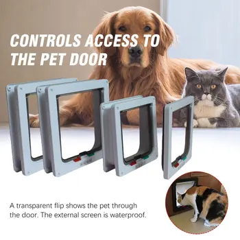Cat Flap Door with Lock Security Flap Door for Dog Cat Kitten Small Pet Gate Door Kit Cat Door Pet Supplies
Cat Flap Door with Lock Security Flap Door for Dog Cat Kitten Small Pet Gate Door Kit Cat Door Pet Supplies