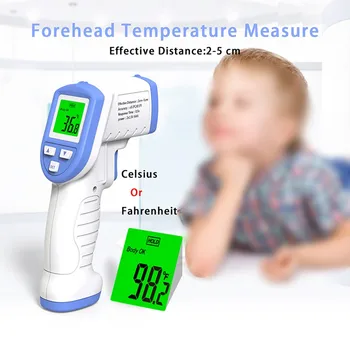 Non-Contact Forehead Thermometer Digital Measurement Fast Silent Reading Infrared Body Temporal Thermometer LCD Screen Backlit
Non-Contact Forehead Thermometer Digital Measurement Fast Silent Reading Infrared Body Temporal Thermometer LCD Screen Backlit