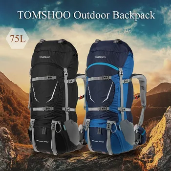 TOMSHOO Backpack 70+5L Outdoor Sport Water-resistant Internal Frame Backpack Backpacking Trekking Bag with Rain Cover Climbing
TOMSHOO Backpack 70+5L Outdoor Sport Water-resistant Internal Frame Backpack Backpacking Trekking Bag with Rain Cover Climbing