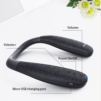 outdoor neck speaker portable bluetooth column wireless speaker 3D surround stereo sound box Subwoffer with Mic Support USB
outdoor neck speaker portable bluetooth column wireless speaker 3D surround stereo sound box Subwoffer with Mic Support USB