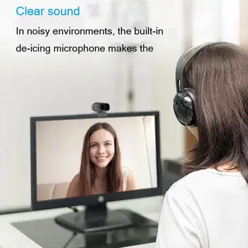 720P HD Mini Computer Webcam Anti-peeping Rotatable Adjustable Free Drive Camera For Live Broadcast Video Conference Work
720P HD Mini Computer Webcam Anti-peeping Rotatable Adjustable Free Drive Camera For Live Broadcast Video Conference Work