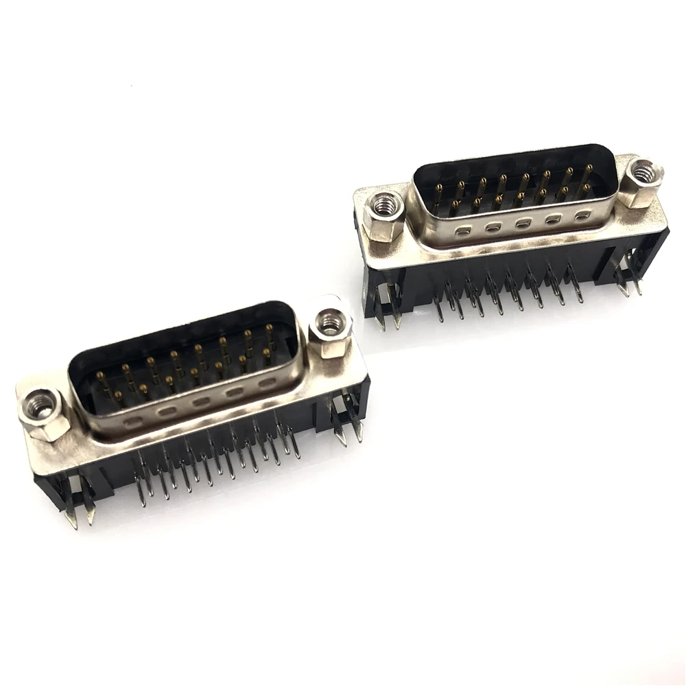 Угловой гнездовой разъем для печатной платы, 100 шт., DR15 DB15, D-SUB 
Угловой гнездовой разъем для печатной платы, 100 шт., DR15 DB15, D-SUB