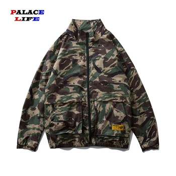 Camouflage oversize Stand-Collar Men Jackets Coats Windbreaks Back Pockets Camouflage Patchwork Hip Hop Streetwear Man's Jakcets 
Camouflage oversize Stand-Collar Men Jackets Coats Windbreaks Back Pockets Camouflage Patchwork Hip Hop Streetwear Man's Jakcets