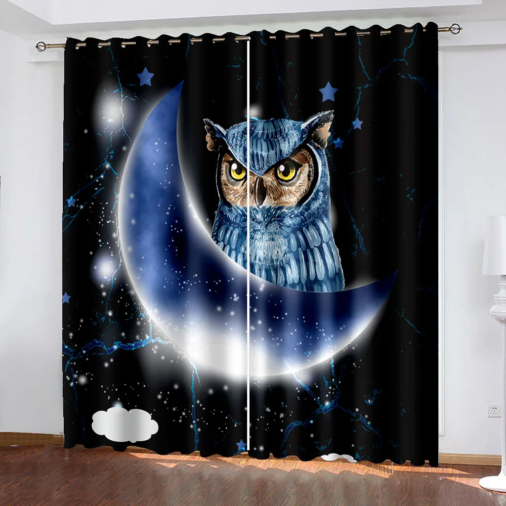 3D Animal Owl Design Blackout Curtains Bedroom Thermal Insulated Window Curtain for Living Room Drapes Cortinas Para La Sala
3D Animal Owl Design Blackout Curtains Bedroom Thermal Insulated Window Curtain for Living Room Drapes Cortinas Para La Sala