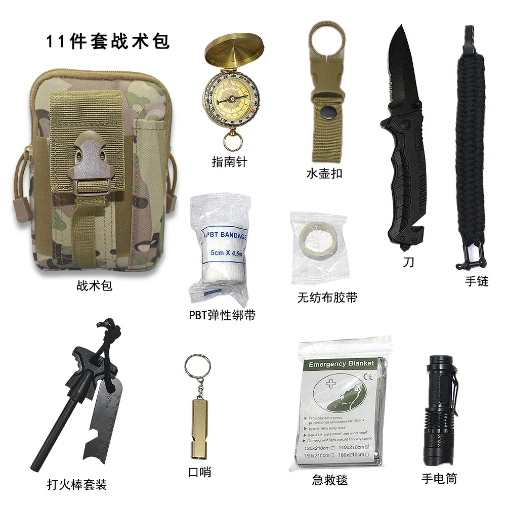 Outdoor Riding Multi-functional da fire bang Paracord Bracelet Toolkit Mountain Camping Adventure Portable Camouflage Tactical B
Outdoor Riding Multi-functional da fire bang Paracord Bracelet Toolkit Mountain Camping Adventure Portable Camouflage Tactical B