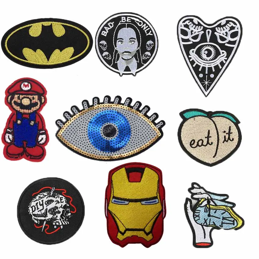 1 PC Vintage Eyes Peach Embroidery Patches for T-shirt Iron on Stripes Soldier Grave Appliques Clothes Stickers Clothing Badges
1 PC Vintage Eyes Peach Embroidery Patches for T-shirt Iron on Stripes Soldier Grave Appliques Clothes Stickers Clothing Badges