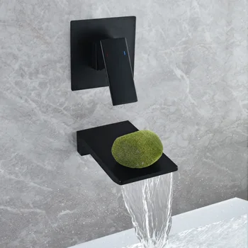Cold 4 Interface Basin Mixing Faucet Waterfall Water Recessed T Copper Wall Modern Minimalist G1/2 AM1018 15kg
Cold 4 Interface Basin Mixing Faucet Waterfall Water Recessed T Copper Wall Modern Minimalist G1/2 AM1018 15kg