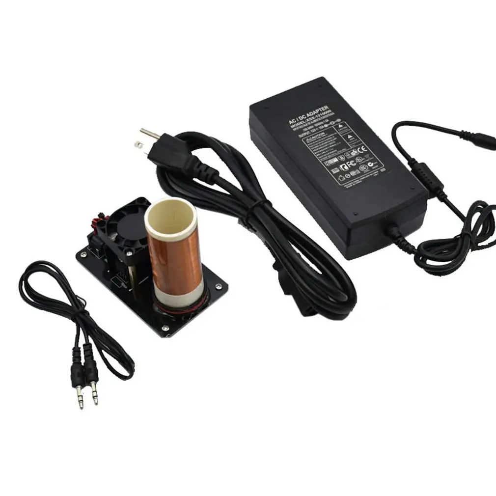 Music Tesla Coil Arc Plasma Loudspeaker Wireless Transmission Experiment Desktop With power
Music Tesla Coil Arc Plasma Loudspeaker Wireless Transmission Experiment Desktop With power