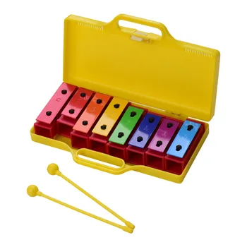 8-Note Colorful Xylophone Glockenspiel Percussion Musical Instrument Toy Gift for Kids Children with Plastic Mallets Storage Box 
8-Note Colorful Xylophone Glockenspiel Percussion Musical Instrument Toy Gift for Kids Children with Plastic Mallets Storage Box