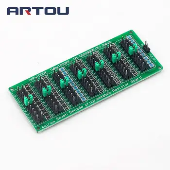 Seven Decade 1R - 9999999R Programmable Adjustable SMD Resistor Slide Resistor Board Step Accuracy 1R 1% 1/2 Watt Module 200V
Seven Decade 1R - 9999999R Programmable Adjustable SMD Resistor Slide Resistor Board Step Accuracy 1R 1% 1/2 Watt Module 200V