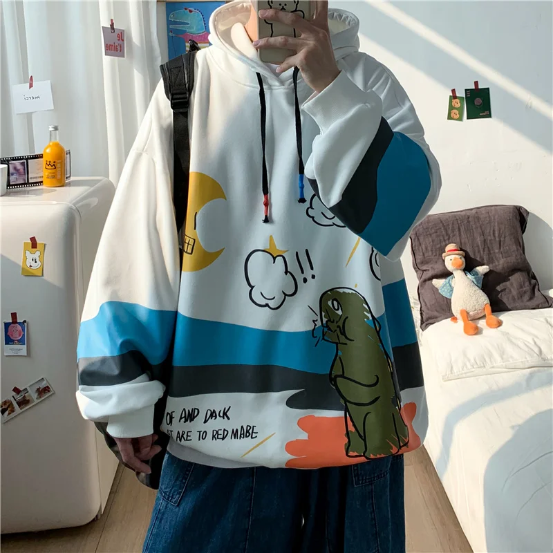 Hoodies Men Graffiti Letter Lucky me i see Ghosts Sweatshirt Harajuku Street HipHop Pullover Bone Loose Hoodie
Hoodies Men Graffiti Letter Lucky me i see Ghosts Sweatshirt Harajuku Street HipHop Pullover Bone Loose Hoodie