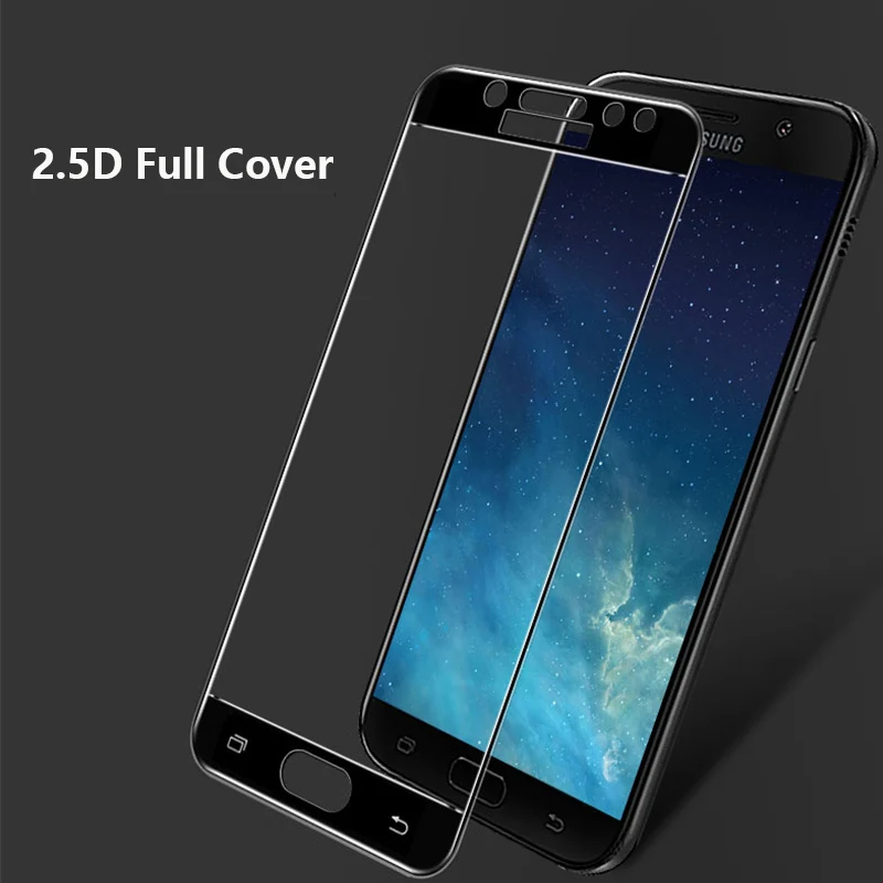 Защитное стекло с полным покрытием для SAMSUNG Galaxy C5 C7 C9 Pro C5pro C7pro C9pro | Мобильные