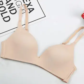CHRLEISURE Sexy Light Underwear Girl's Traceless Comfortable And Ultra Thin Bra With Triangle Cup And No Steel Ring
CHRLEISURE Sexy Light Underwear Girl's Traceless Comfortable And Ultra Thin Bra With Triangle Cup And No Steel Ring
