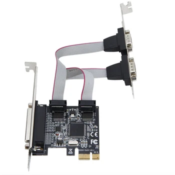 PCI-E serial parallel port card 2 serial 1 parallel combination card monitoring / access control / industrial expansion card
PCI-E serial parallel port card 2 serial 1 parallel combination card monitoring / access control / industrial expansion card