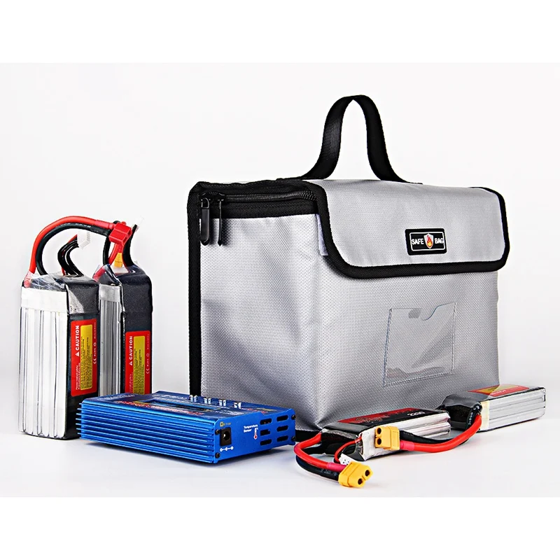 Multifunctional Explosion-proof Bag Battery Safety Bag for Lipo Battery/ Charger
Multifunctional Explosion-proof Bag Battery Safety Bag for Lipo Battery/ Charger