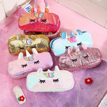 1 Pcs Colorful Unicorn Pencil Case Laser Sequins School Large Capacity Pencil Bags Stationery Pencilcase for Girls Kids Gifts
1 Pcs Colorful Unicorn Pencil Case Laser Sequins School Large Capacity Pencil Bags Stationery Pencilcase for Girls Kids Gifts