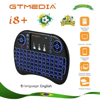 English Keyboard 2.4G Wireless Mini i8 Keyboard with 7 Backlit and Rechargeable Lithium Battery for TV Notebook Computer
English Keyboard 2.4G Wireless Mini i8 Keyboard with 7 Backlit and Rechargeable Lithium Battery for TV Notebook Computer