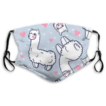 Cute Alpacas And Hearts Pattern Washable Reusable Mask, Anti Dust Half Face Mouth Mask For Kids Teens Men Women With Adjustable
Cute Alpacas And Hearts Pattern Washable Reusable Mask, Anti Dust Half Face Mouth Mask For Kids Teens Men Women With Adjustable