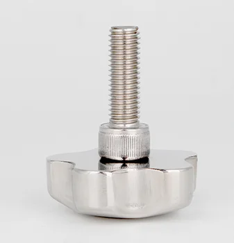2pcs M6 stainless steel five stars handle screw Torx hand screws T&TX handwheel bolt star type bolts 42mm head diameter 
2pcs M6 stainless steel five stars handle screw Torx hand screws T&TX handwheel bolt star type bolts 42mm head diameter
