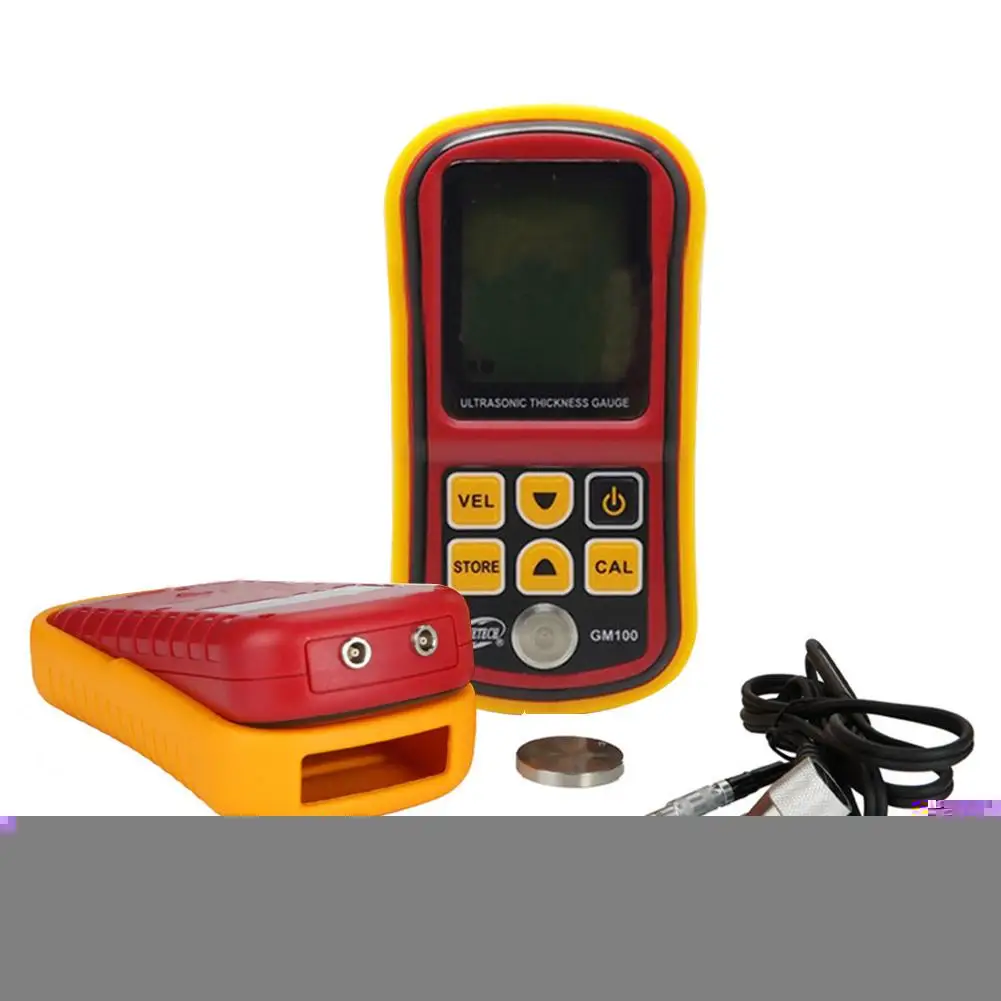 GM100 Digital LCD Sound Speed Meter Ultrasonic Thickness Gauge Auto Linear Compensation Metal Measuring Instruments 1.2 To 200MM
GM100 Digital LCD Sound Speed Meter Ultrasonic Thickness Gauge Auto Linear Compensation Metal Measuring Instruments 1.2 To 200MM