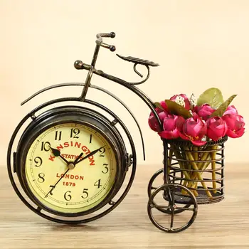 Retro Vintage Silent Iron Bike Bicycle Clock Creative Table Alarm Clock Office Living Room Ornament Decoration
Retro Vintage Silent Iron Bike Bicycle Clock Creative Table Alarm Clock Office Living Room Ornament Decoration