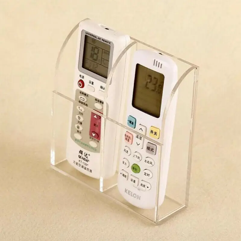 Acrylic TV Air Conditioner Remote Control Holder 1-3 Case Wall Mount Storage Box for Home Stand Container JA55
Acrylic TV Air Conditioner Remote Control Holder 1-3 Case Wall Mount Storage Box for Home Stand Container JA55