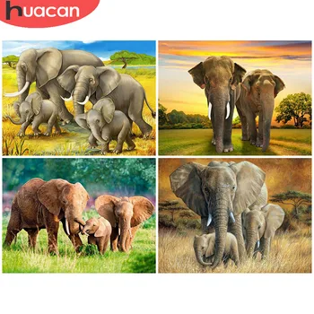 HUACAN 5D Diamond Painting Full Square Elephant Cross Stitch Needlework Embroidery Animal Picture Of Rhinestone Home Decor
HUACAN 5D Diamond Painting Full Square Elephant Cross Stitch Needlework Embroidery Animal Picture Of Rhinestone Home Decor