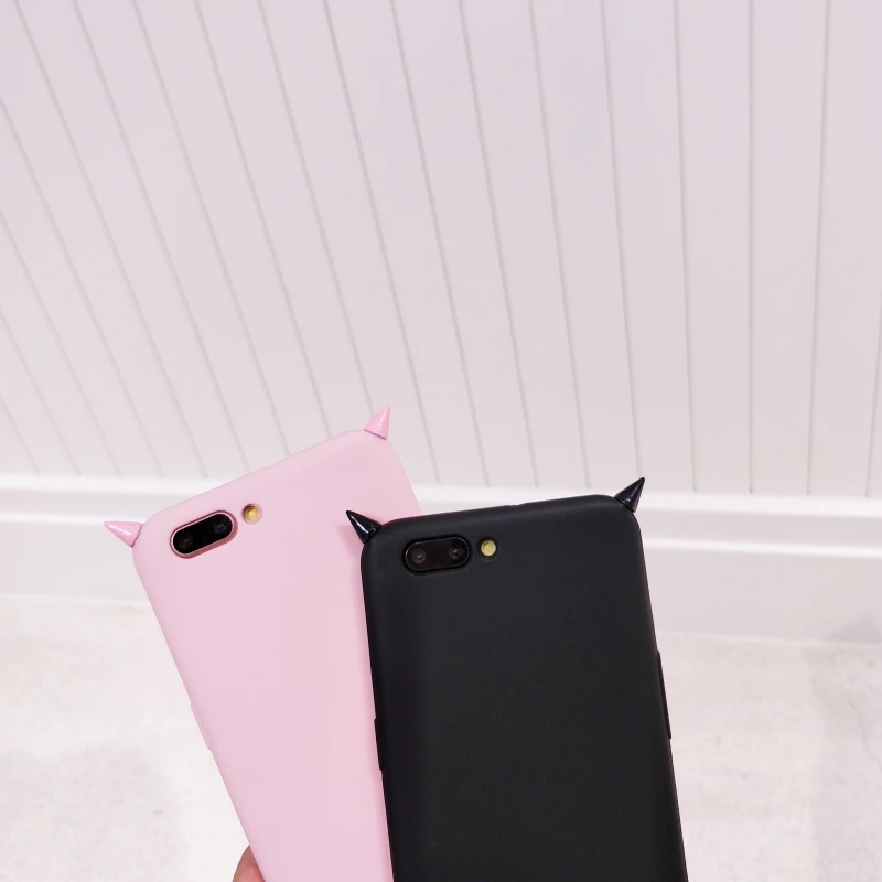 Фото For Xiaomi Mi CC9 CC9E 8 SE Lite 10 Cases 3D Luxury Devil Horns Cover for Redmi 9 9C 9A 7A 8A NOTE 7 8T 9S PRO Silicone Case | Мобильные