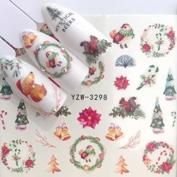 1 Sheet Nail Art Sticker 2020 Christmas Decals Xmas Bell Nail Wraps Snowflakes Slider Manicure Decoration Tip Tool
1 Sheet Nail Art Sticker 2020 Christmas Decals Xmas Bell Nail Wraps Snowflakes Slider Manicure Decoration Tip Tool
