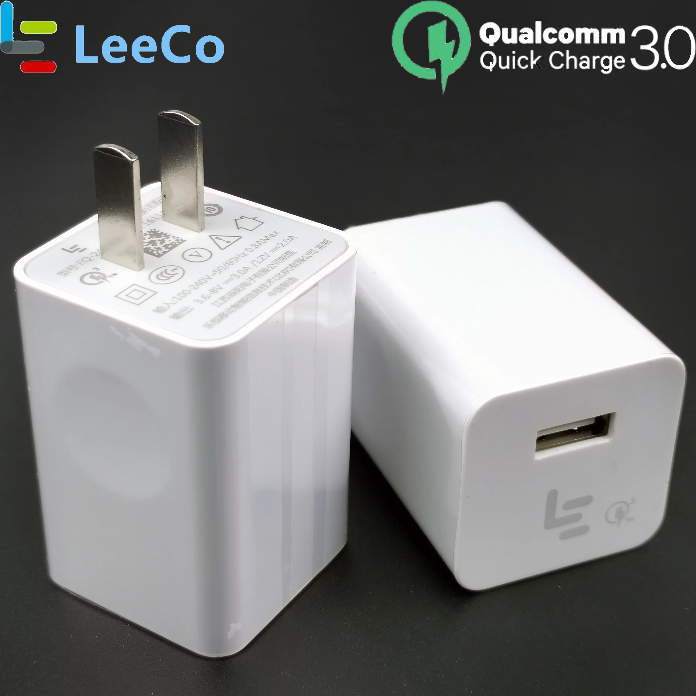 Быстрое зарядное устройство letv leeco le pro 3 QC3.0 Usb C кабель быстрой зарядки 24 Вт