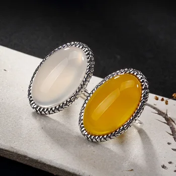 Natural yellow agate jadeite jade ring with 925 sterling silver rings 925 ring nickles women jade jewelry nickles women rigns
Natural yellow agate jadeite jade ring with 925 sterling silver rings 925 ring nickles women jade jewelry nickles women rigns