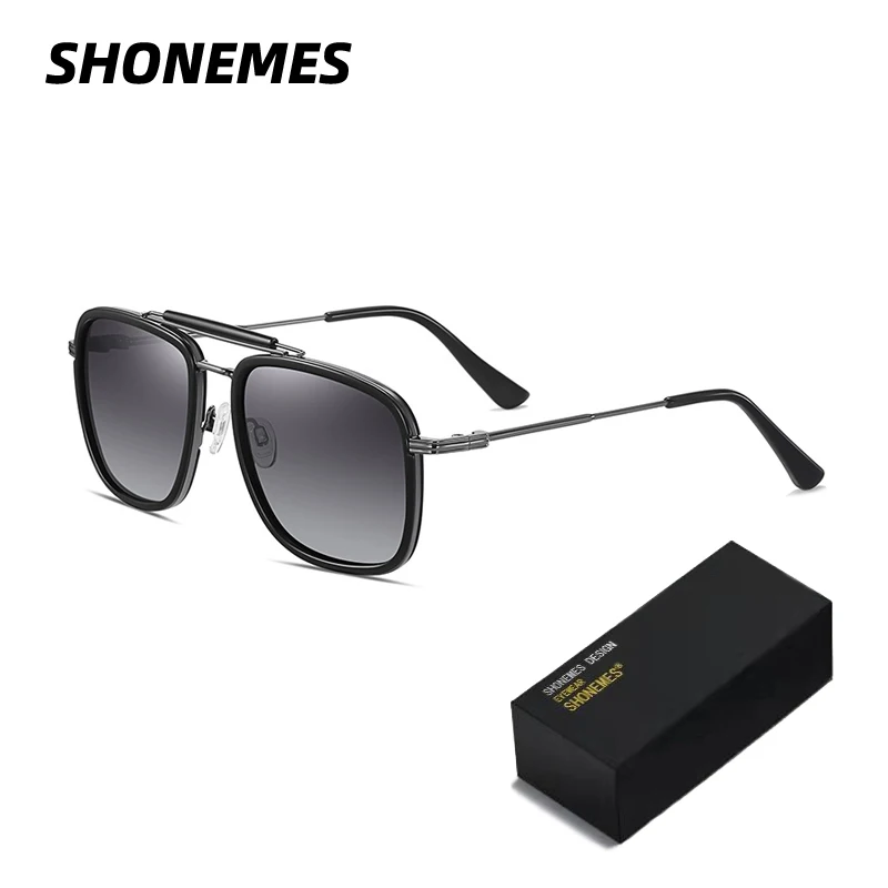 

SHONEMES Polarized Sunglasses Stylish Double Bridge Sun Glasses TR90 Frame Outdoor UV400 Driving Eyewear for Men Women