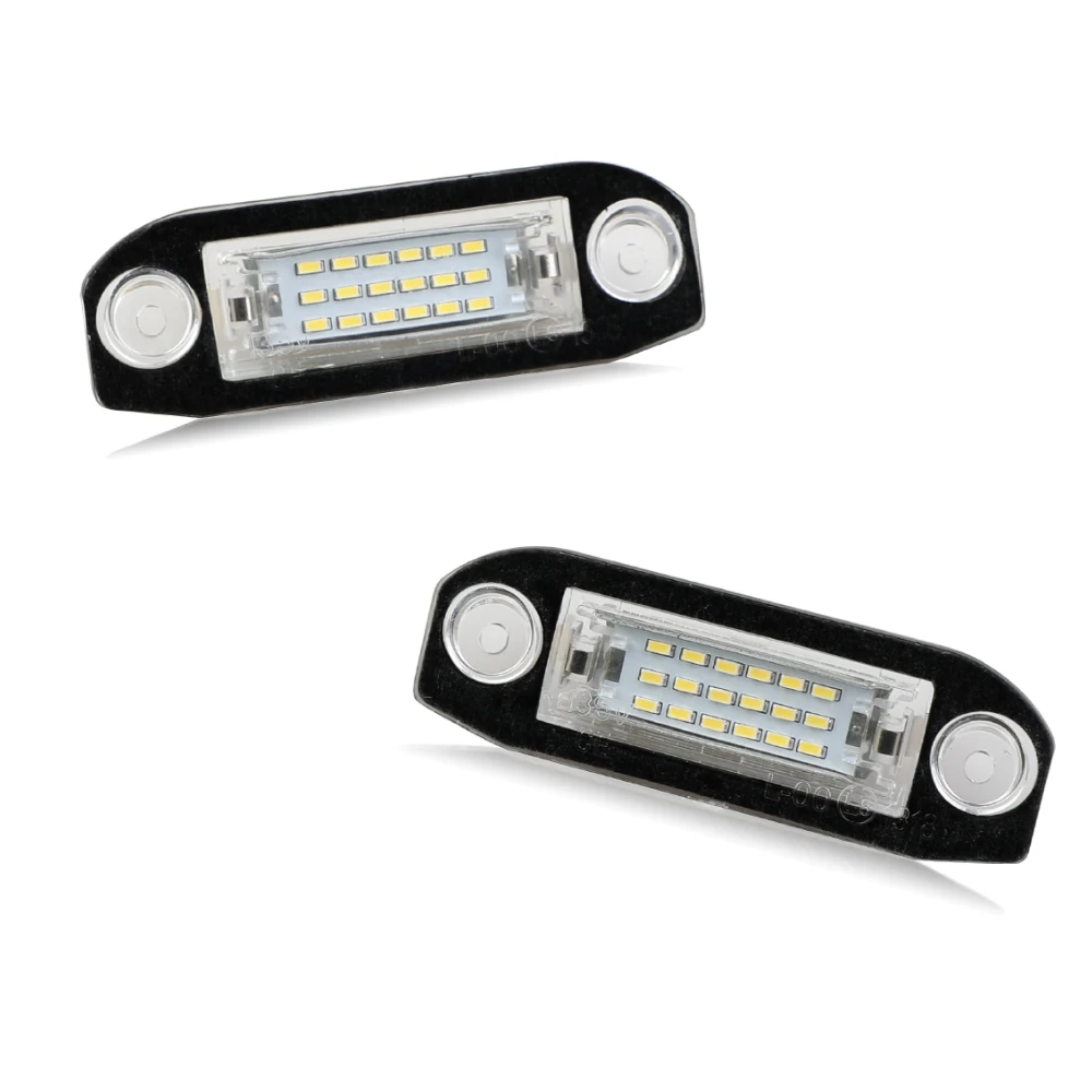 

Extra Bright Canbus Error Free Xenon White LED Car License Plate Light Auto Number Lamp for Volvo S60 V60 V50 XC60 XC70 XC90