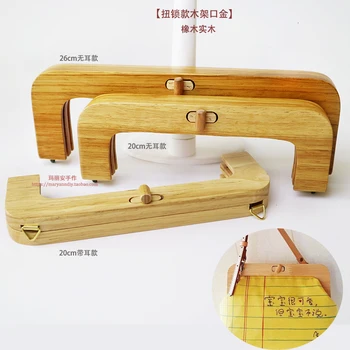 Wood Relatively 20 Twist Lock Wooden Handle Evening Oak solid wood material nature wooden purse frame obag frame purse handles
Wood Relatively 20 Twist Lock Wooden Handle Evening Oak solid wood material nature wooden purse frame obag frame purse handles