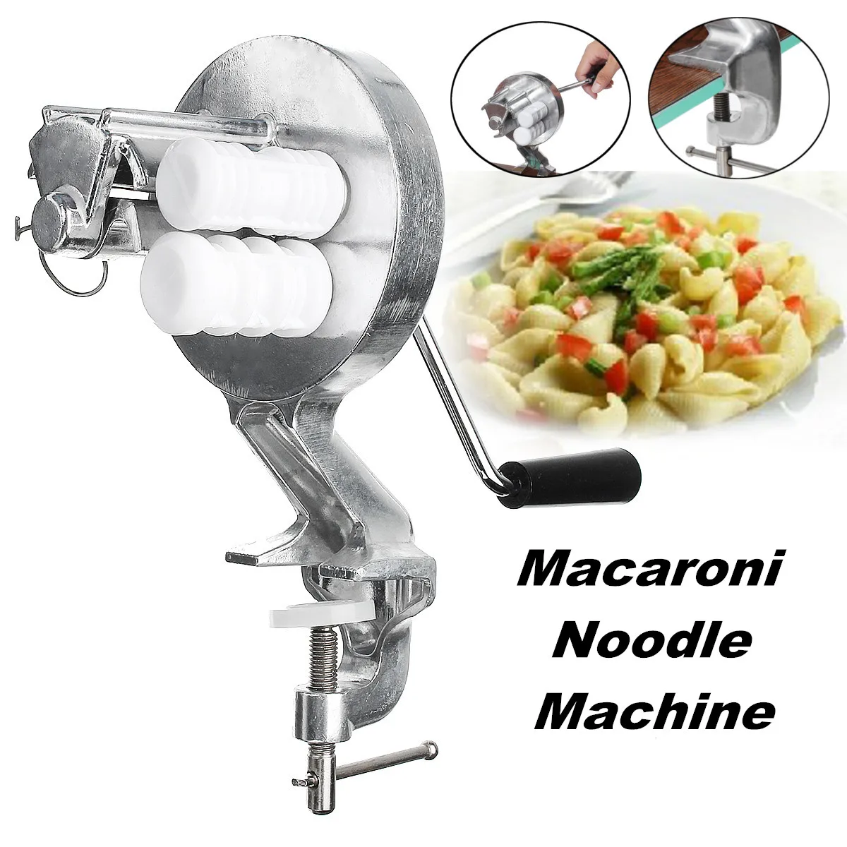 Hand Operated Manual Dough Machine Stainless Steel Noodle Maker Macaroni Pasta Tools Home Kitchen Tools Hand Pressing Machine
Hand Operated Manual Dough Machine Stainless Steel Noodle Maker Macaroni Pasta Tools Home Kitchen Tools Hand Pressing Machine