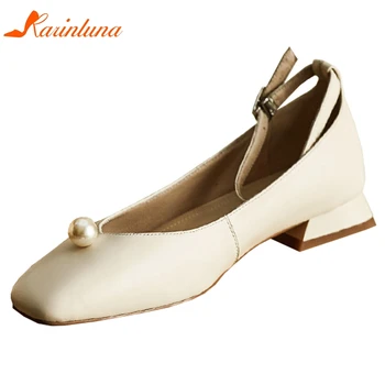 Karinluna New Arrivals 2020 Genuine Leather Hoof Heels Concise Pumps Woman Shoes Buckle Strap Casual Shoes Women Pumps
Karinluna New Arrivals 2020 Genuine Leather Hoof Heels Concise Pumps Woman Shoes Buckle Strap Casual Shoes Women Pumps